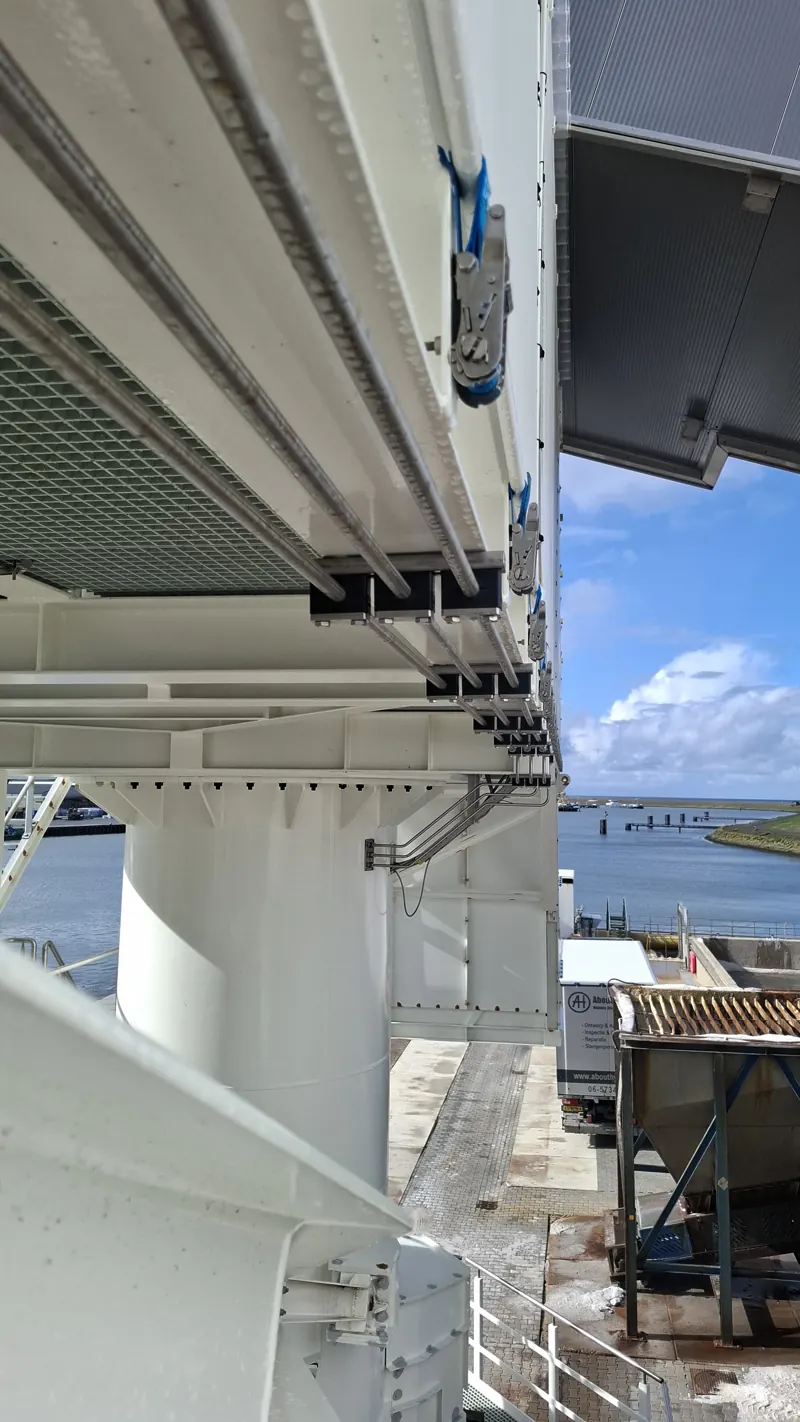 Hydraulisch systeem op een scheepsverlader